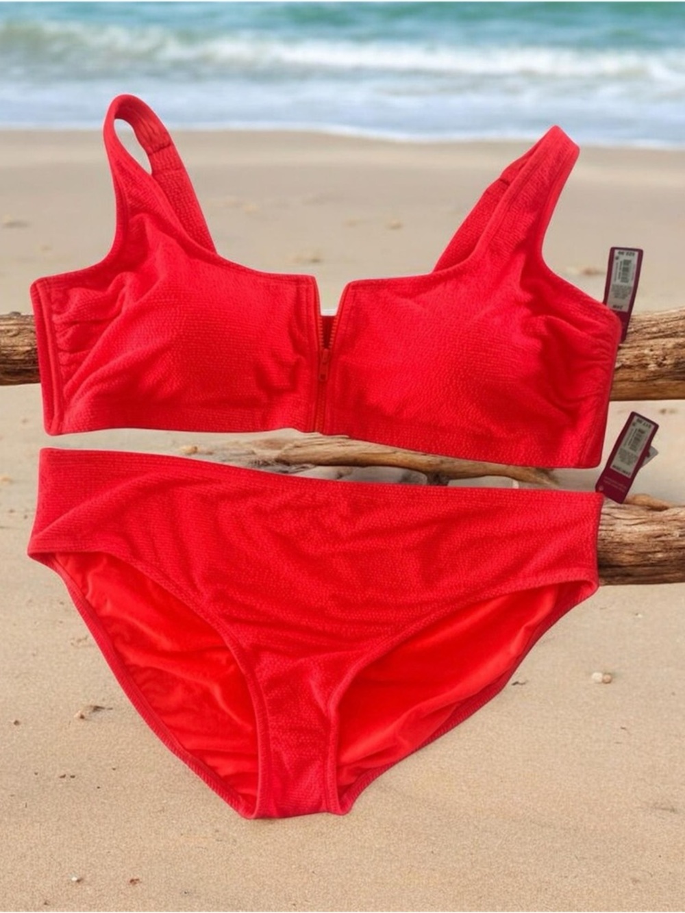 Xhilaration Vibrant Red Bikini Set